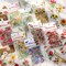 Stickers Set (320 Pieces) Pressed Flower Resin Decals Transparent